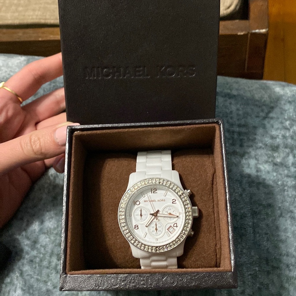Michael Kors white watch